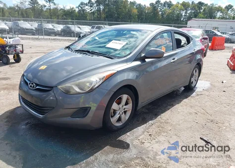 2013 Hyundai Elantra Gls из США, поврежденный, VIN 5NPDH4AE6DH375282